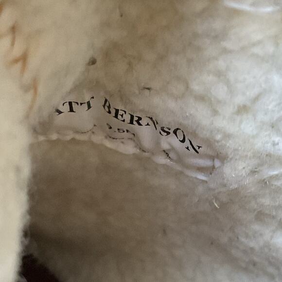 Matt Bernson Brown Leather Chelsea Boots Shearling Lined Women’s Size 9.5 - Picture 8 of 9